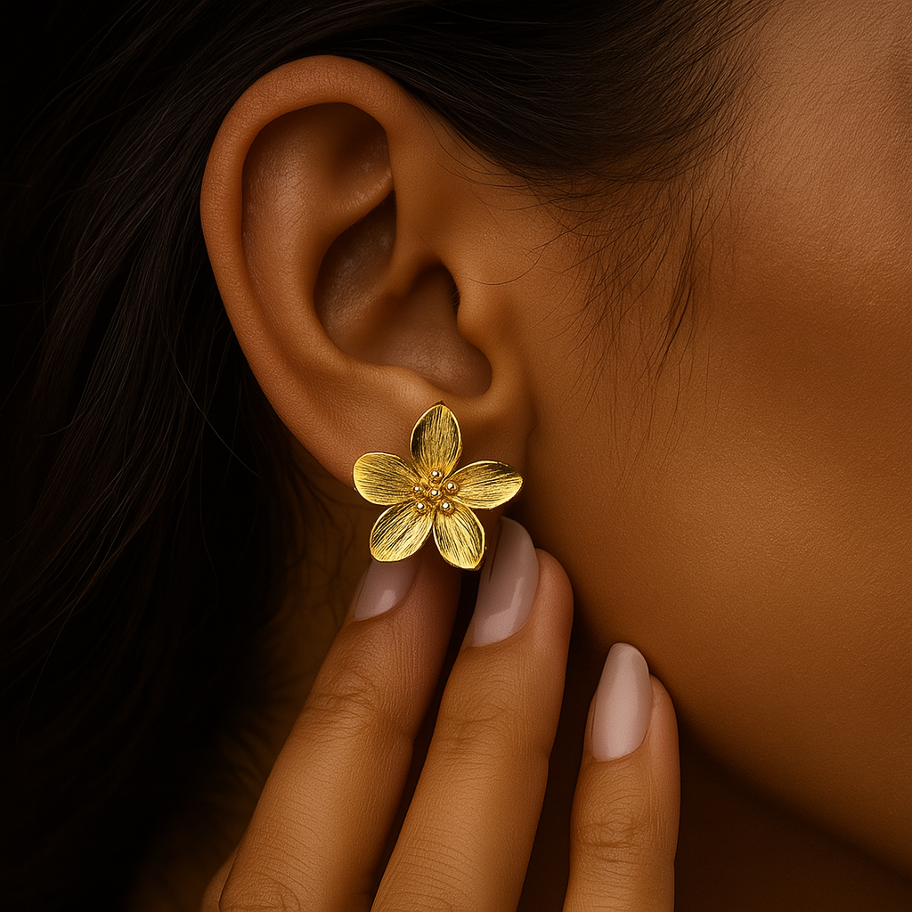 BOUCLE D'OREILLE FLEUR - LAYL